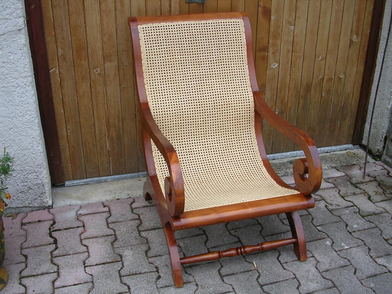 fauteuil canné